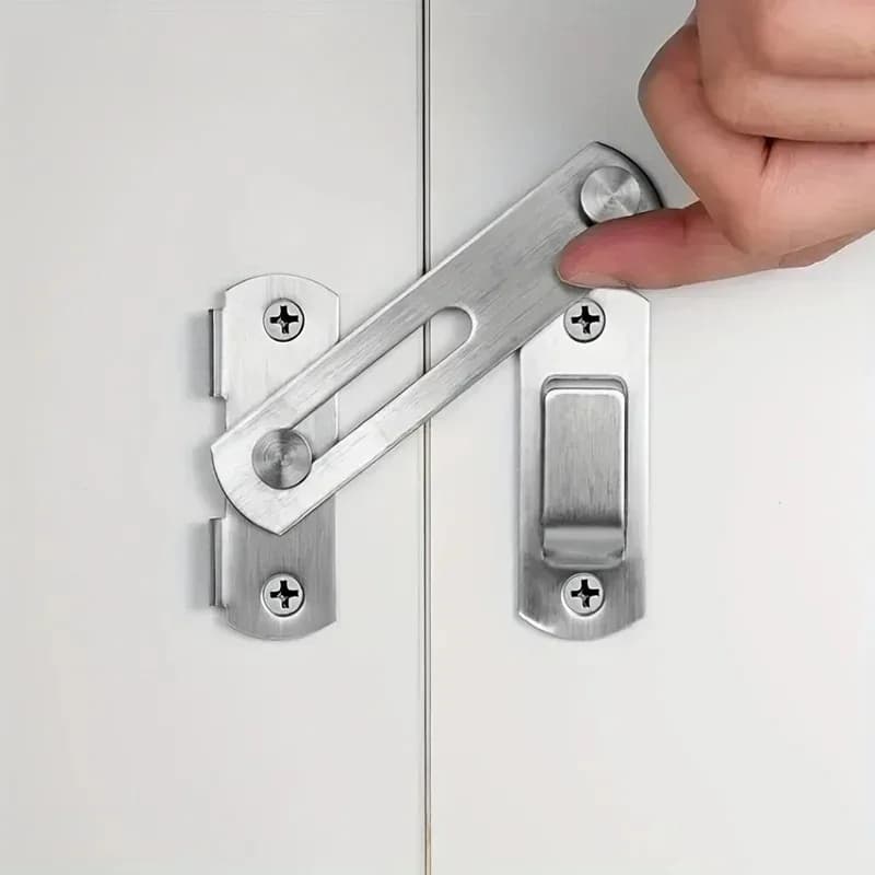 Verrou de porte de grange coulissant en acier inoxydable