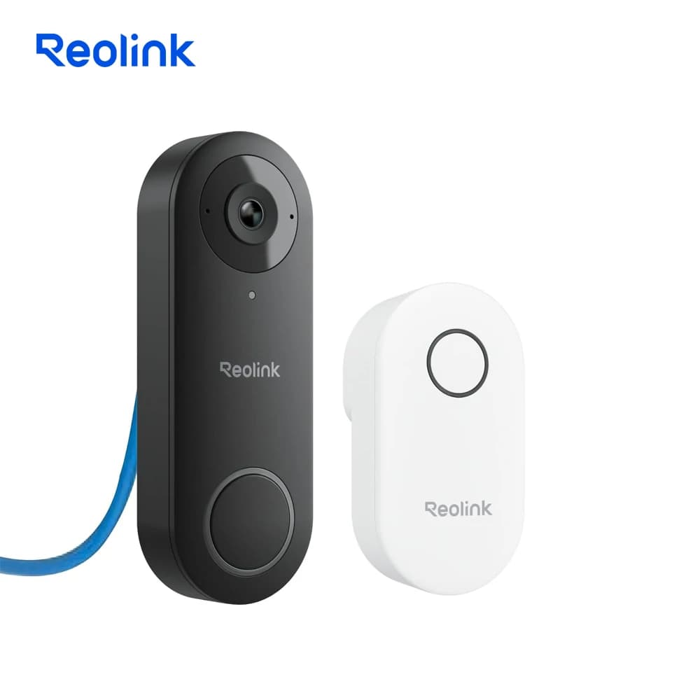 Sonnette vidéo REOLINK 2K+ PoE avec conversation bidirectionnelle