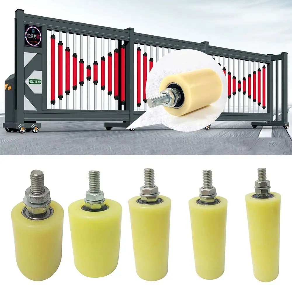 Rouleau de guidage de portail coulissant en nylon durable