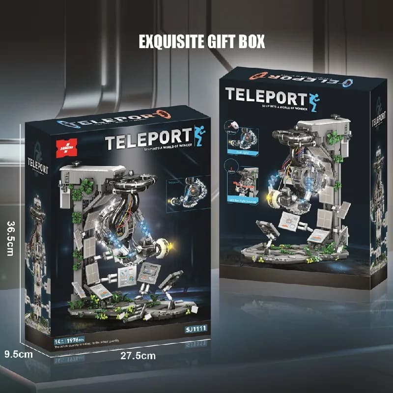 Technicial GLaDOS Portal 2 avec moteur, blocs de construction LED, jeu de construction, kit de modèle de robot de laboratoire SF, cadeau DIY pour adultes, 1976 pièces