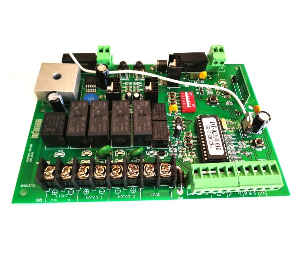 Carte de commande électronique universelle pour moteurs de portails battants 24VDC PK300DC PK350DC