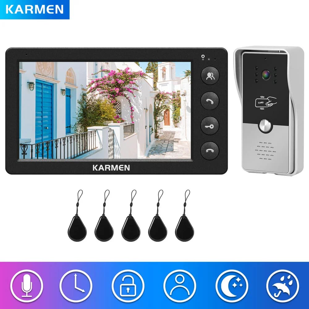 Interphone vidéo filaire pour la maison