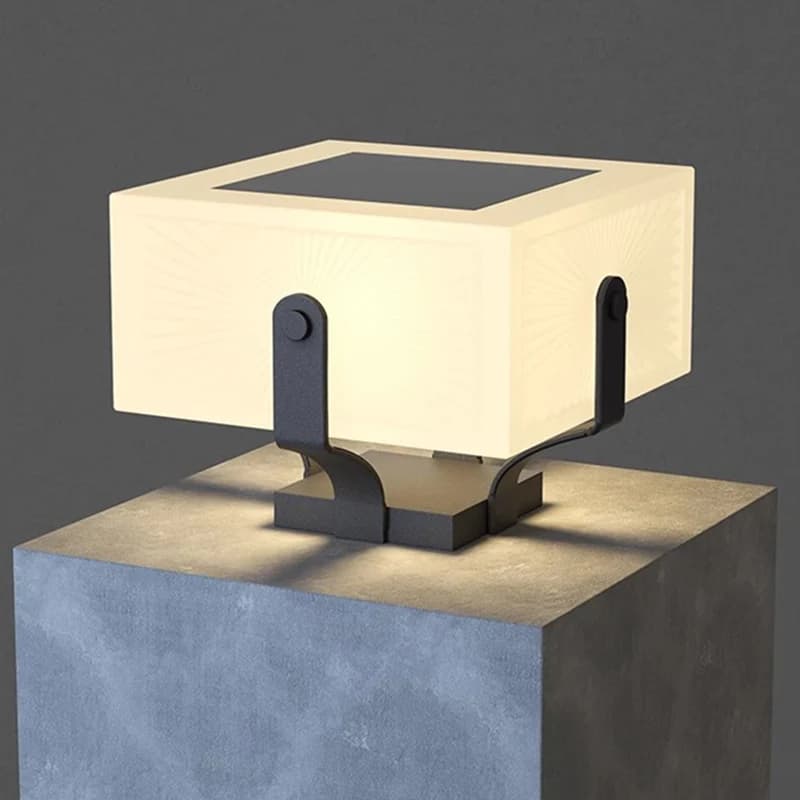 Pilier solaire lumières décor à la maison Villa mur LED lampe extérieure étanche moderne porte jardin éclairage énergie solaire Super lumineux porte
