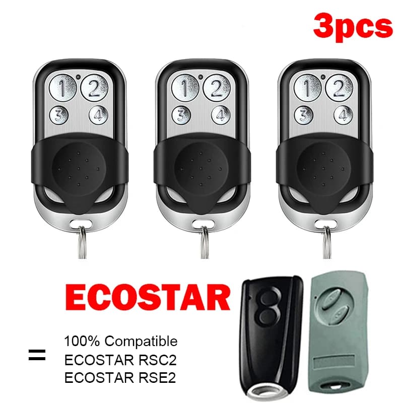 Télécommande de garage ECOSTAR 433 MHz
