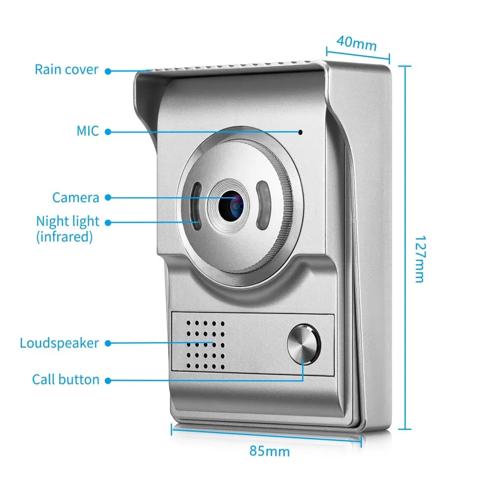 Interphone vidéo pour maison et appartement
