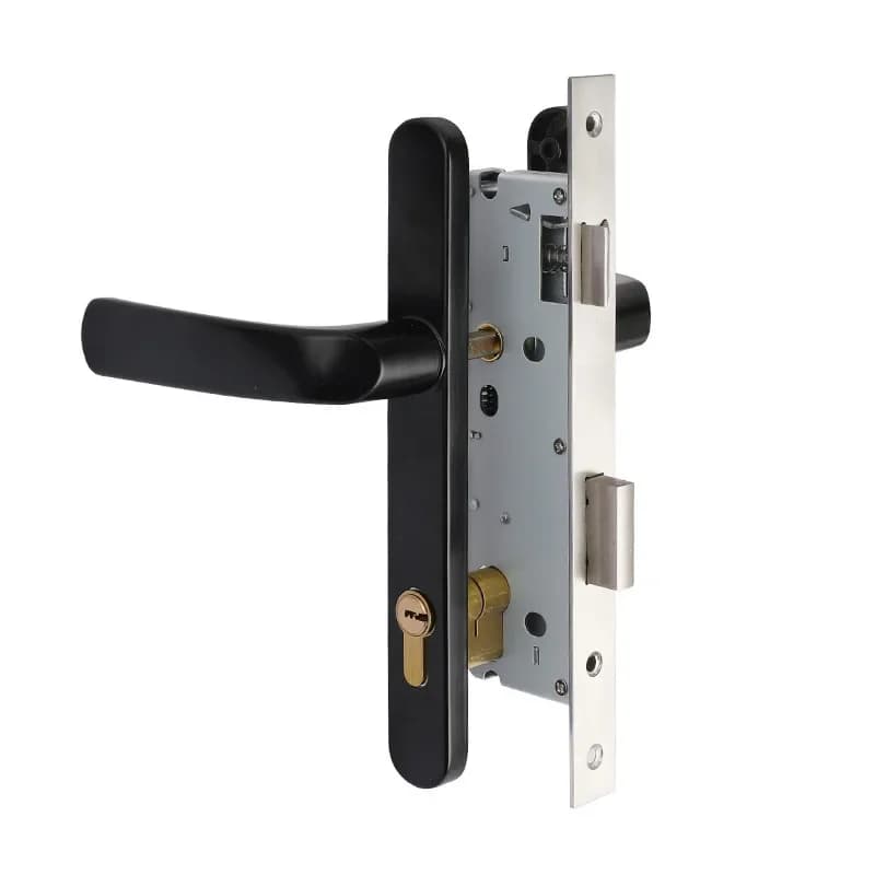 Serrure de porte en alliage d'aluminium