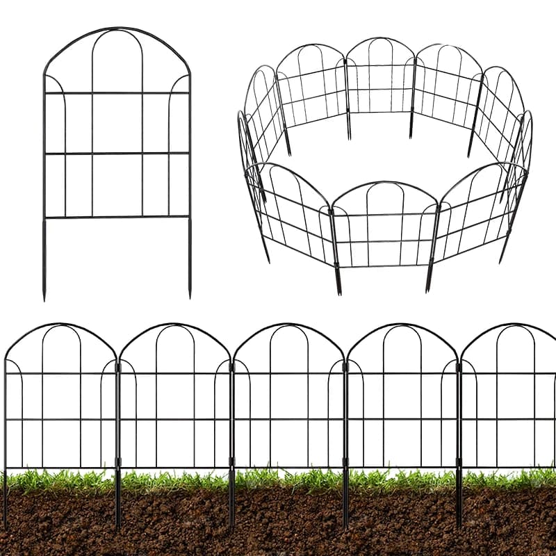 Lot de 10 clôtures décoratives de jardin