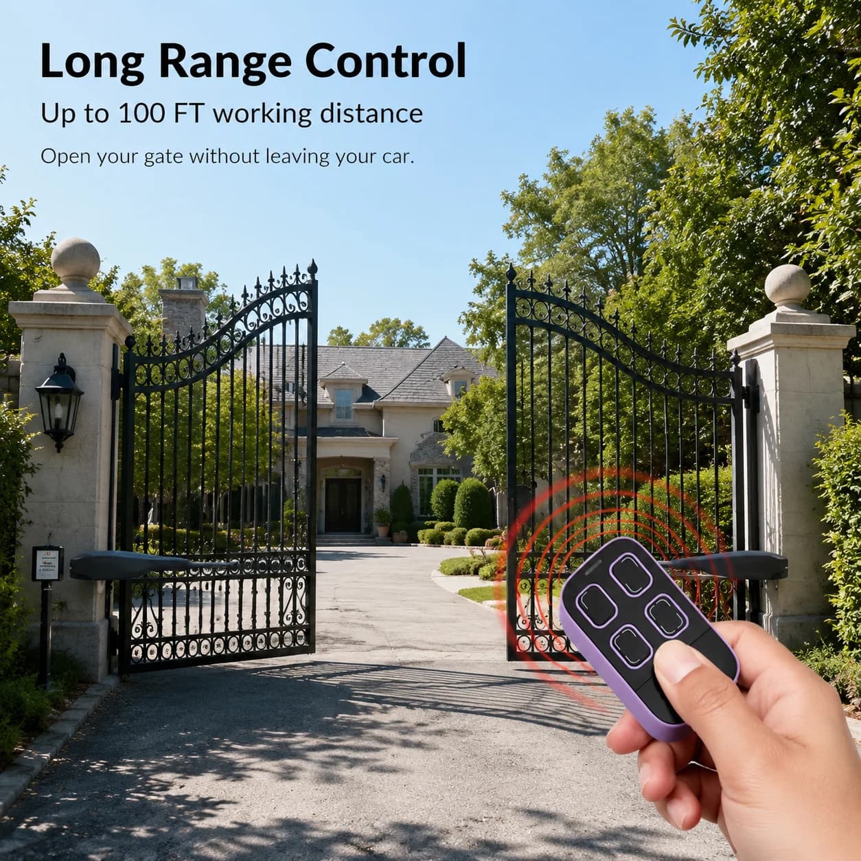Télécommande universelle multifréquence pour porte de garage