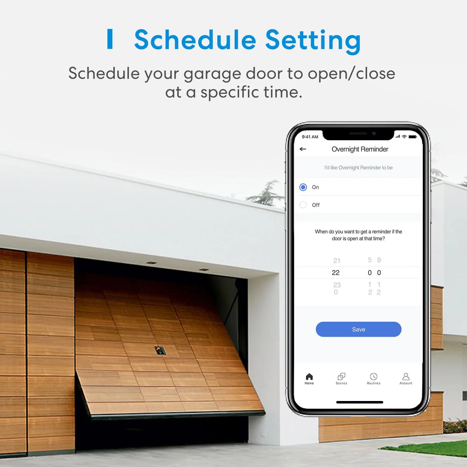 Ouvre-porte de garage intelligent automatique WiFi Meross MSG100