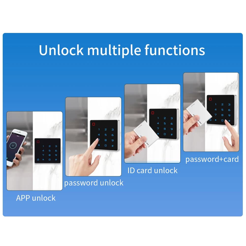 Clavier de contrôle d'accès intelligent autonome avec rétroéclairage