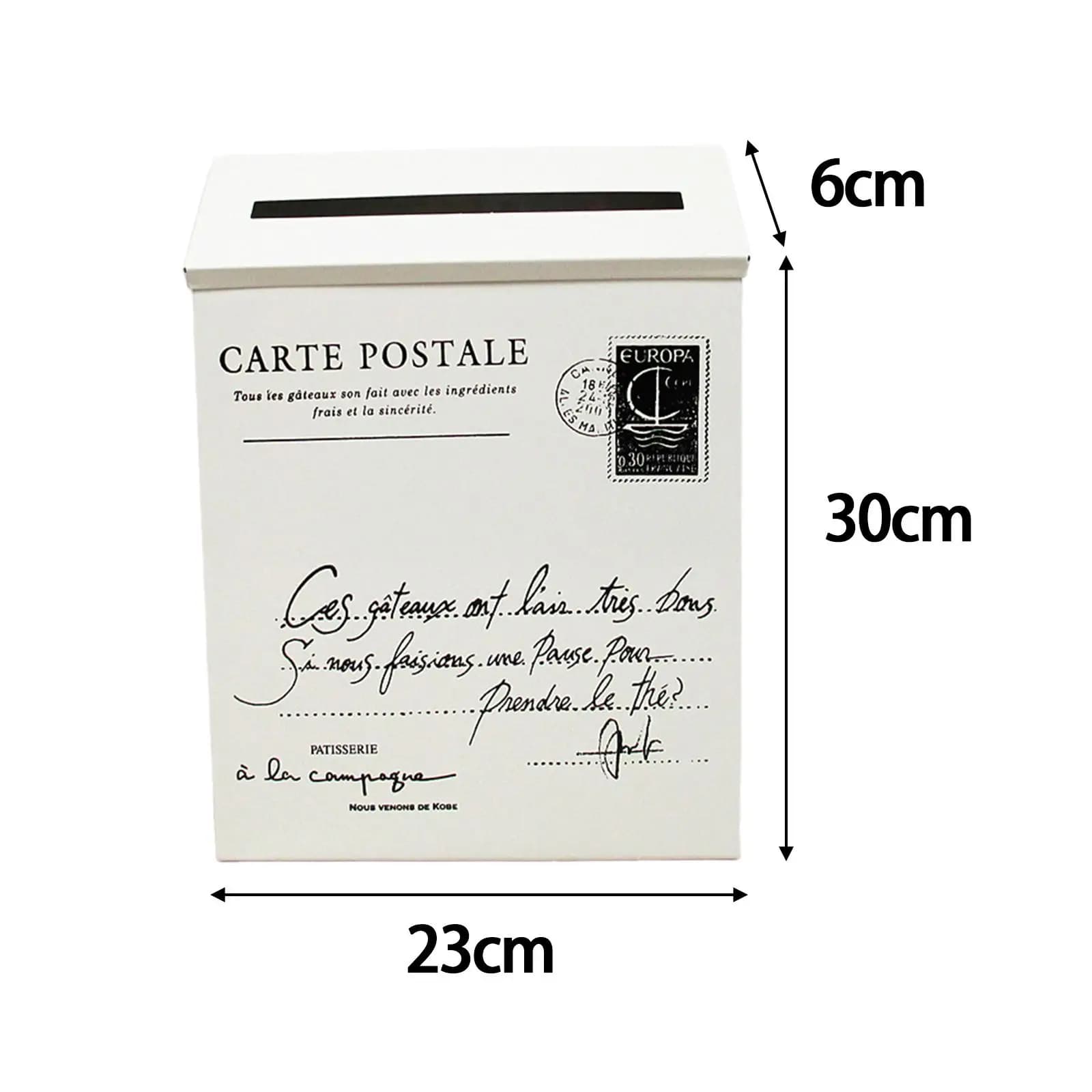 Boîte aux lettres murale grande capacité