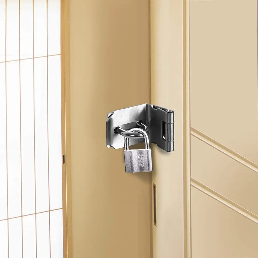 Fermoir de porte à loquet de cadenas