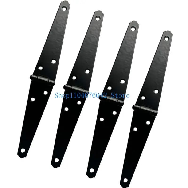 Charnières robustes noires pour portes de hangar