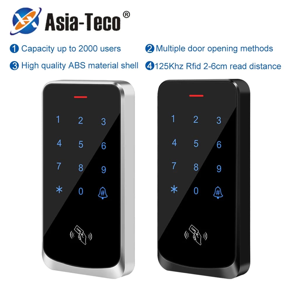 Contrôle d'accès clavier Digicode RFID 125KHz