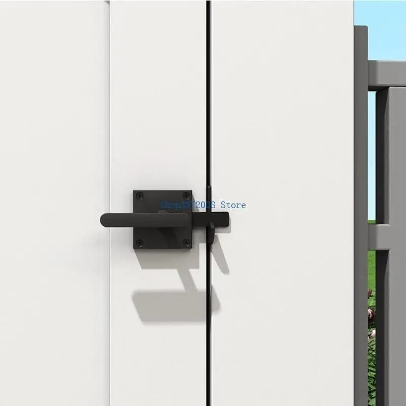 Verrouillage clôture pratique verrouillage porte à double latérale