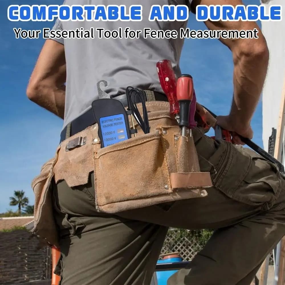 Testeur de clôture électrique Portable 12KV