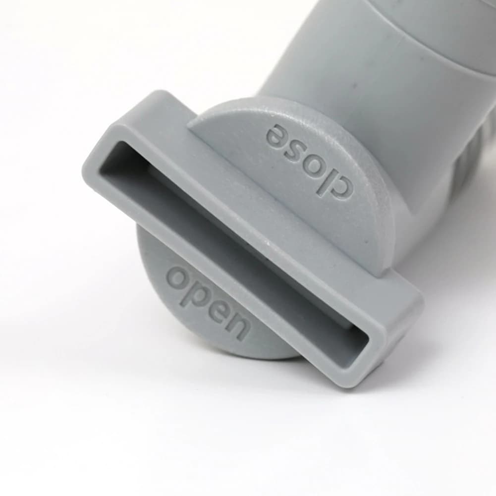 Valve à piston marche/arrêt de piscine en PVC