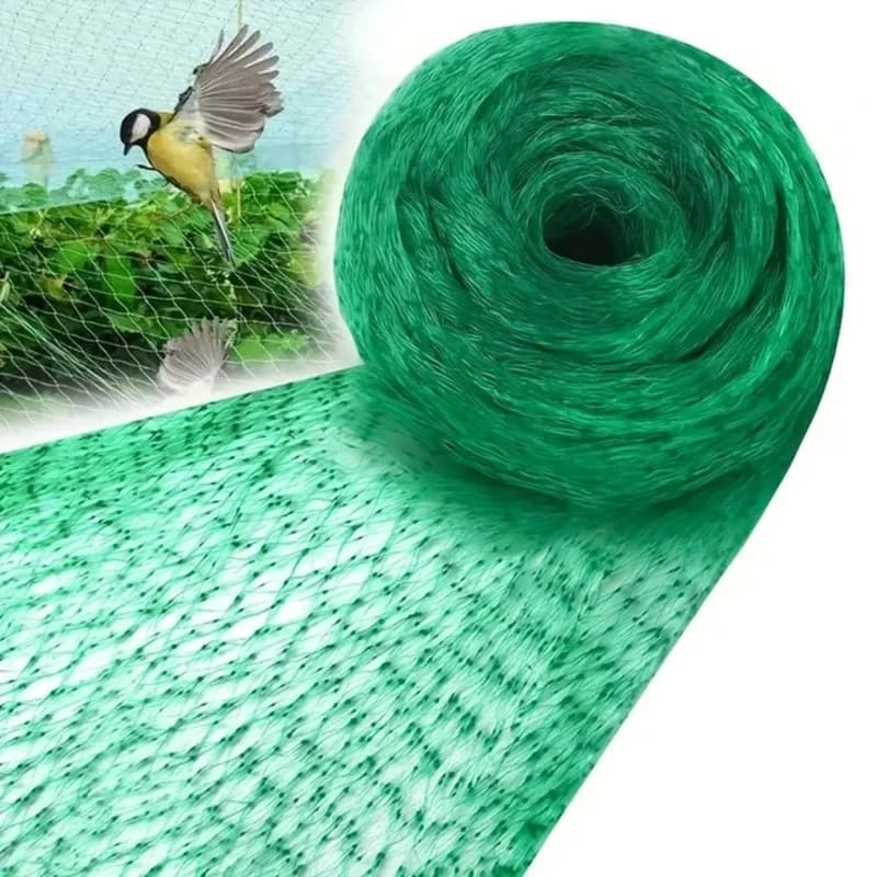 Filet de jardin en maille verte tissée