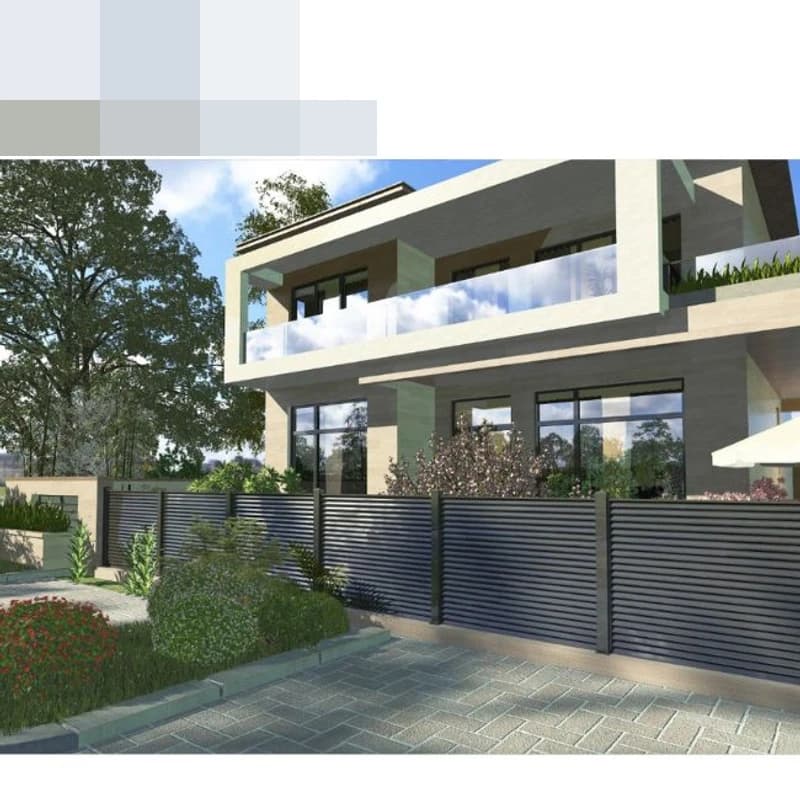 Panneau de clôture de jardin en métal
