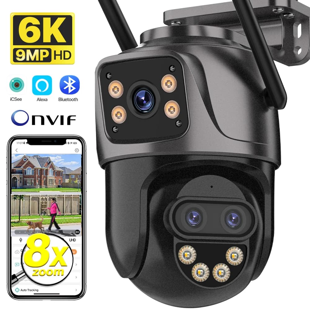 Caméra IP 6K 9MP HD WiFi