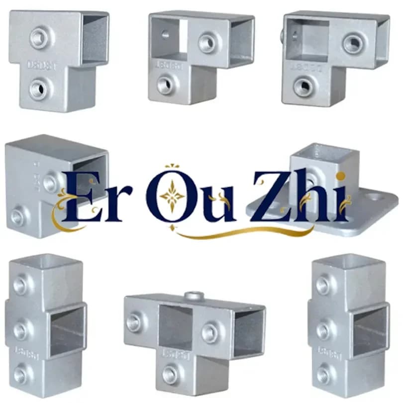 Pièce de connexion de Tube carré OD 30x30mm