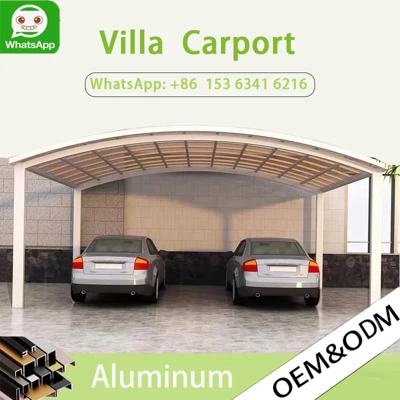 Structure extérieure moderne en aluminium personnalisée - Gazebo