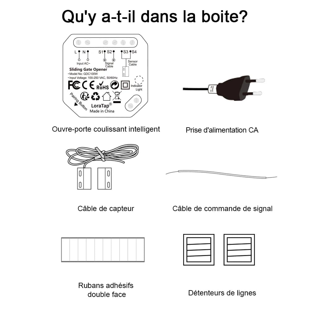 WiFi porte coulissante ouvre-moteur contrôleur commutateur Tuya vie intelligente ouverture maison à distance Alexa