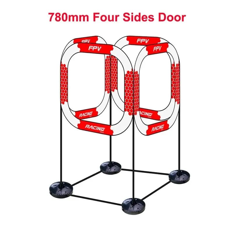 LDARC-RC intérieur quatre côtés 780MM/porte simple 765MM 500MM porte de course de passage volant pour pièce de rechange de course RC Drone FPV