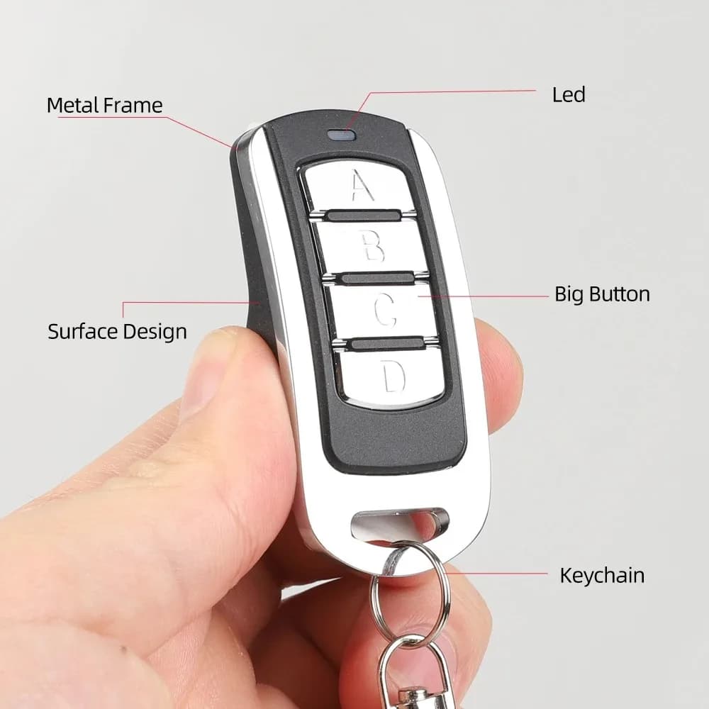 Auto-copie multi-fréquence 280 à 868 MHz 4 en 1 porte de Garage télécommande duplicateur porte-clés barrière Code roulant fixe Clone
