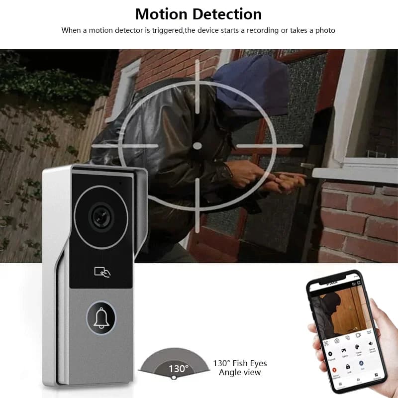 ANJIELO Tuya Smart 1080P2 Visiophone filaire
