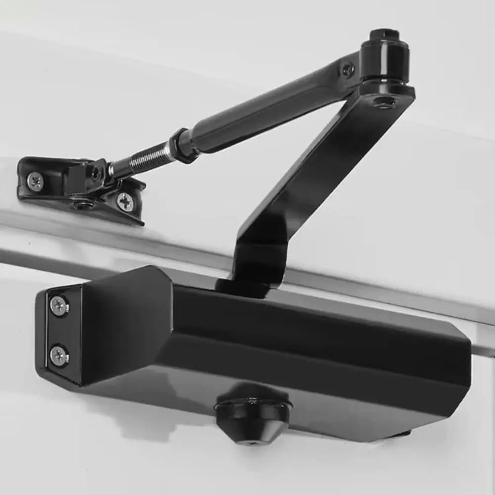 Nouveau Ferme-porte automatique vitesse réglable 25KG à 85KG support de protection tampon de fermeture souple