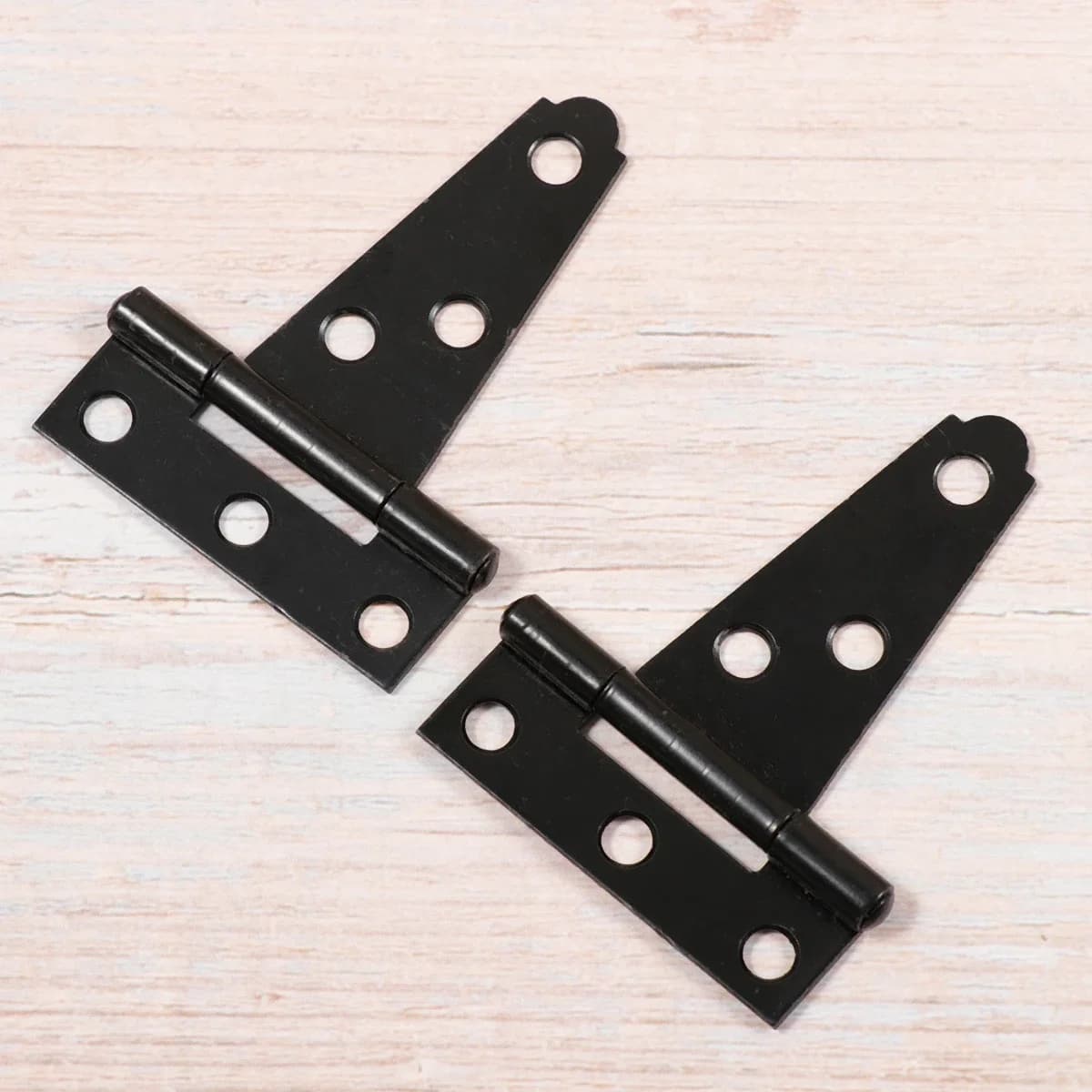2 pièces 2 pouces en forme de T antirouille fer léger hangar charnière porte sangle