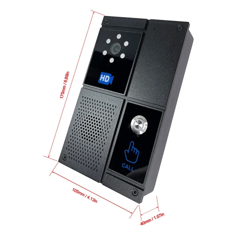 Interphone vidéo intelligent SIP HD