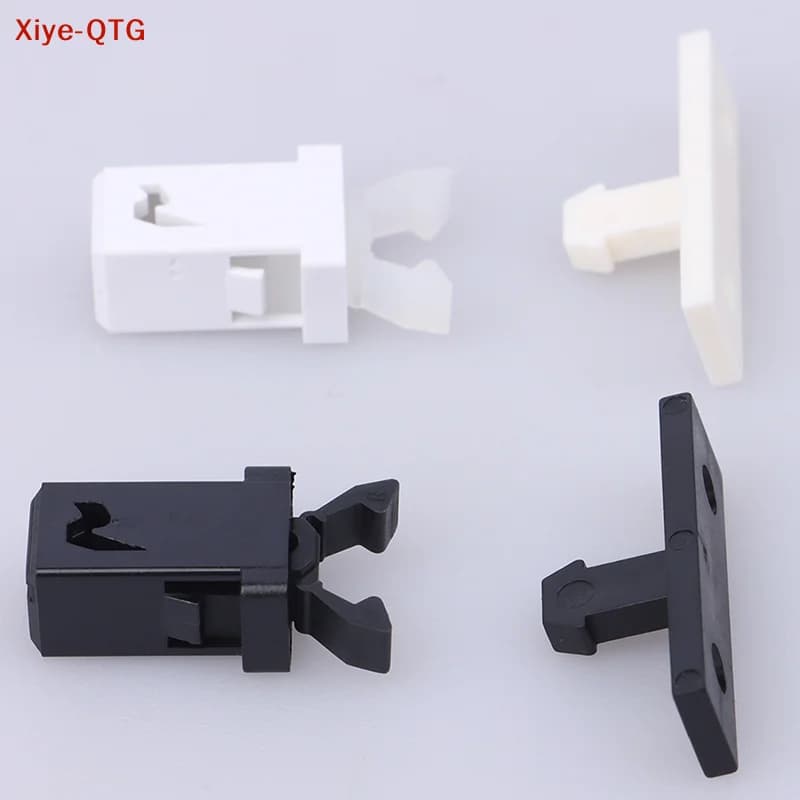 Offre spéciale! 10 pièces de serrures de porte noires et blanches PR-001 pour climatiseur MS