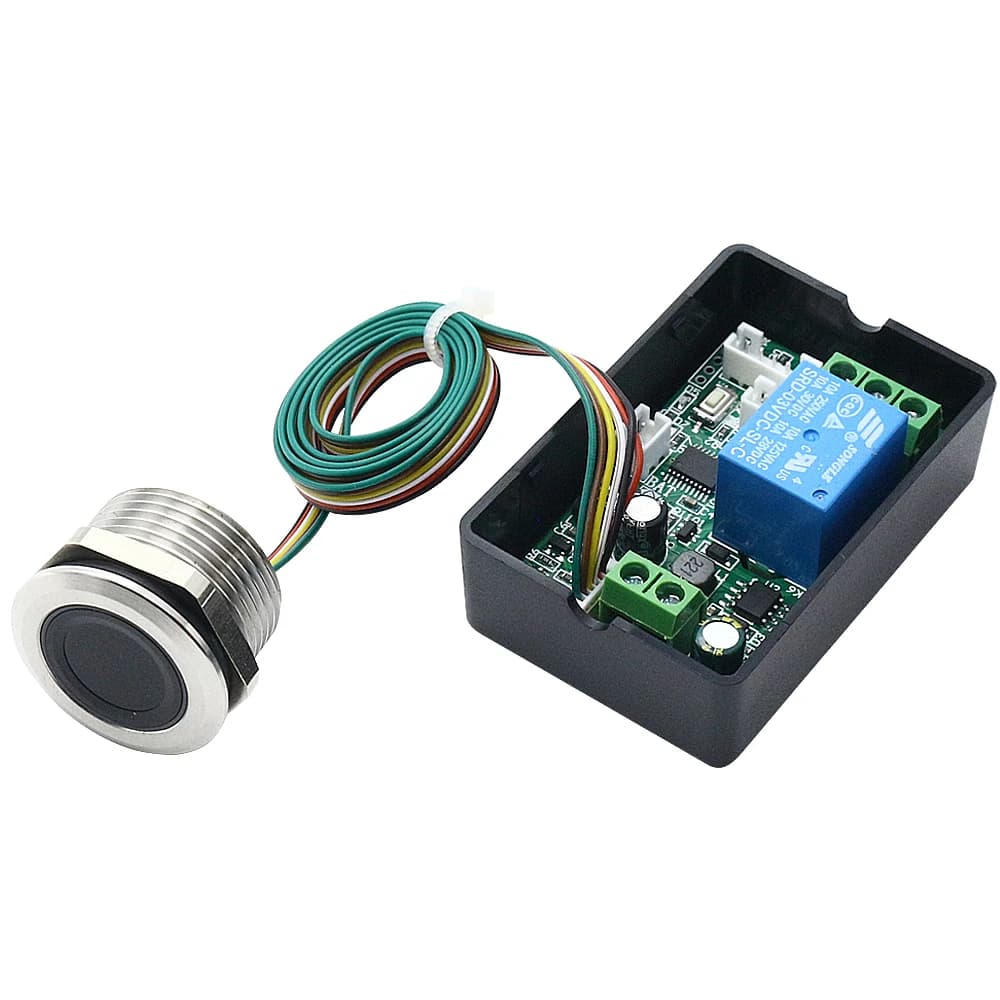 Module de relais de contrôle d'accès par empreinte digitale DC7v-30v