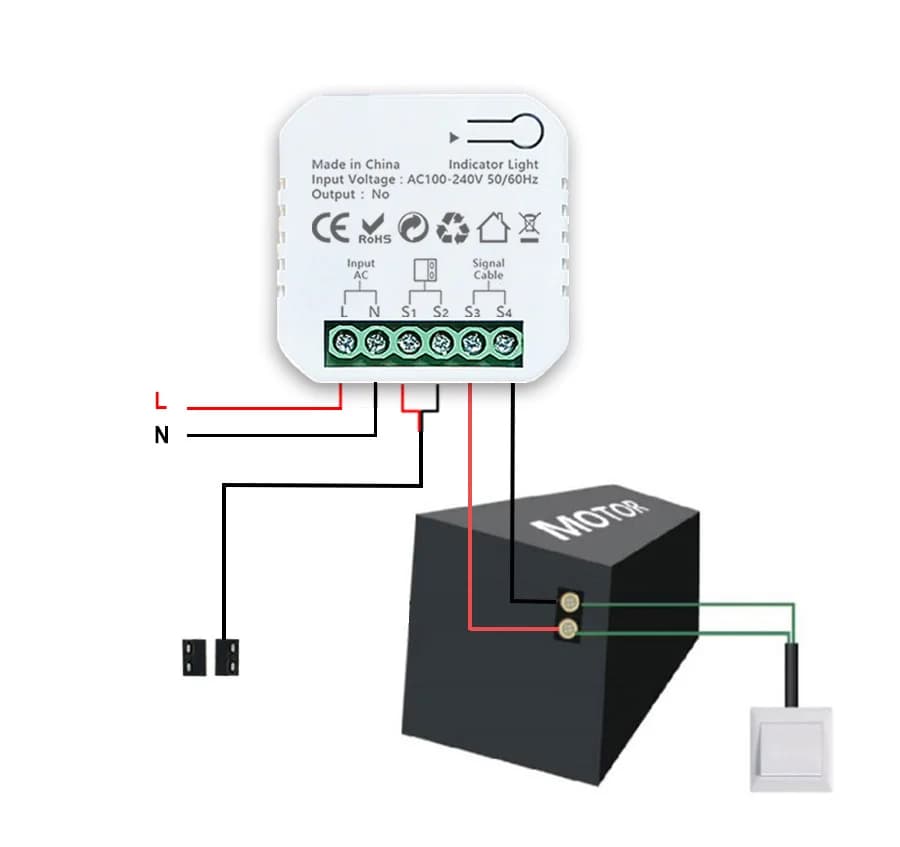 Contrôleur intelligent Wi-Fi pour ouvre-porte de garage coulissant