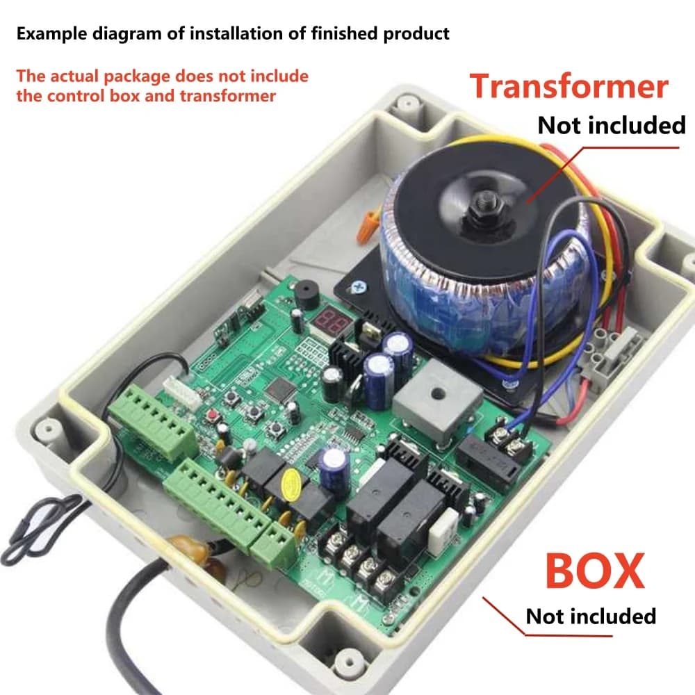 Carte de commande PCB 24V DC pour ouvre-porte battant automatique à double bras - Pièce de rechange pour système intelligent