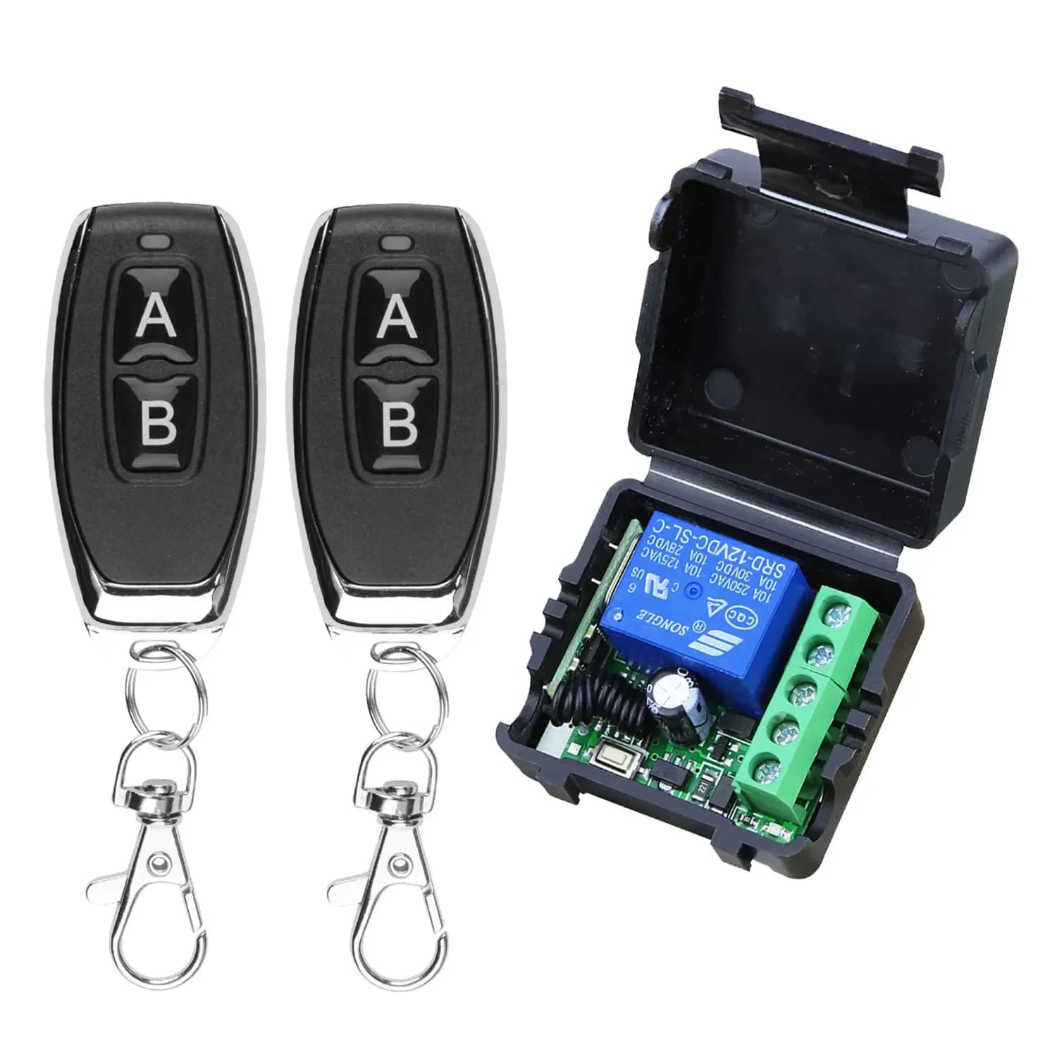 10A relais récepteur Mini Module télécommande f 433Mhz universel porte