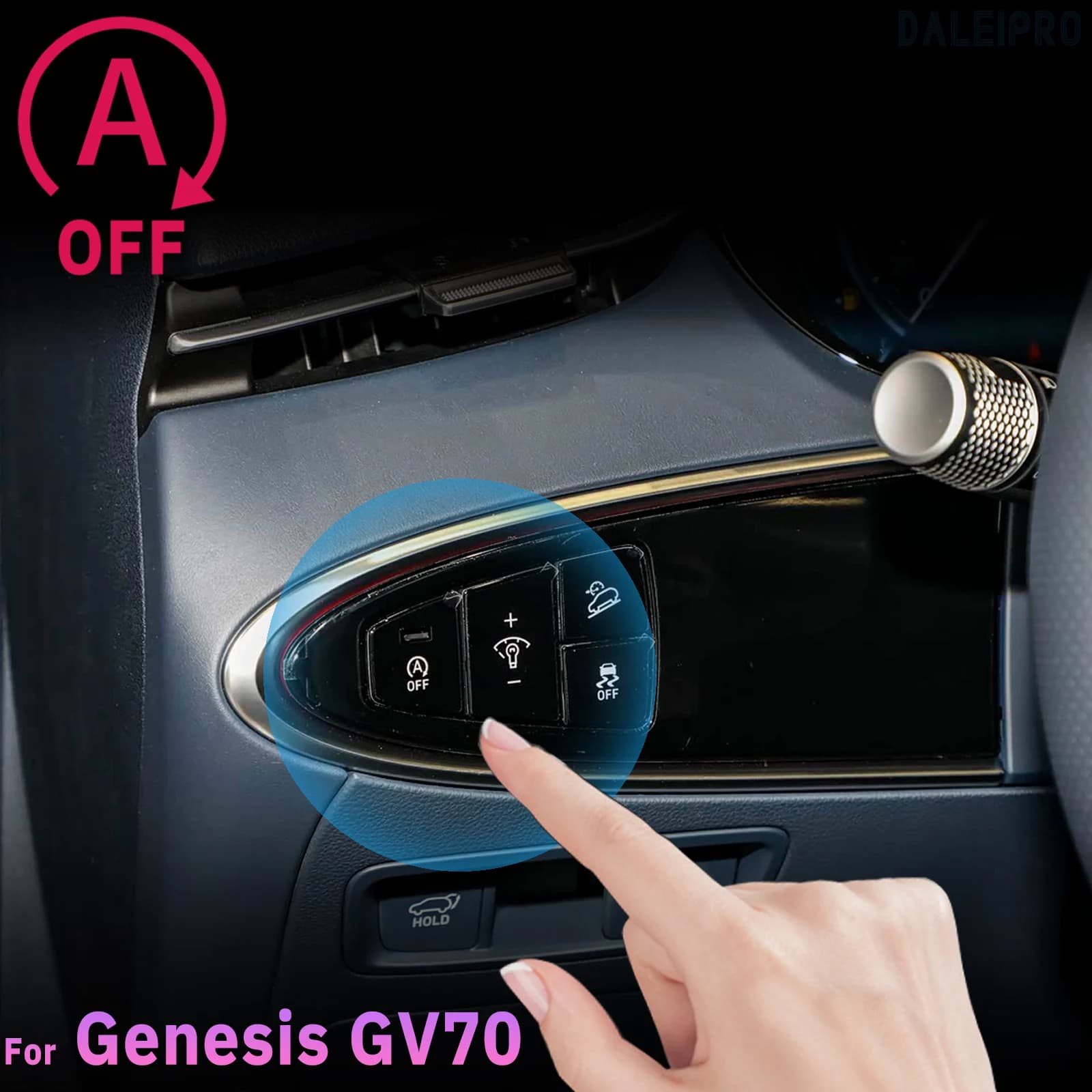 Pour Hyundai Genesis GV70 2021-2024 : Système d'activation/désactivation automatique du moteur (Stop-Start) – Éliminateur de fonction d'arrêt intelligent de la voiture