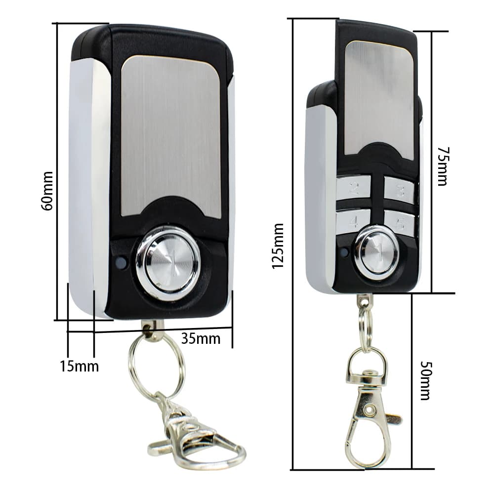 Télécommande de portail de garage portable BiSecur HSE2-868-BS HSE4-868-BS HS1-868-BS 868 MHz