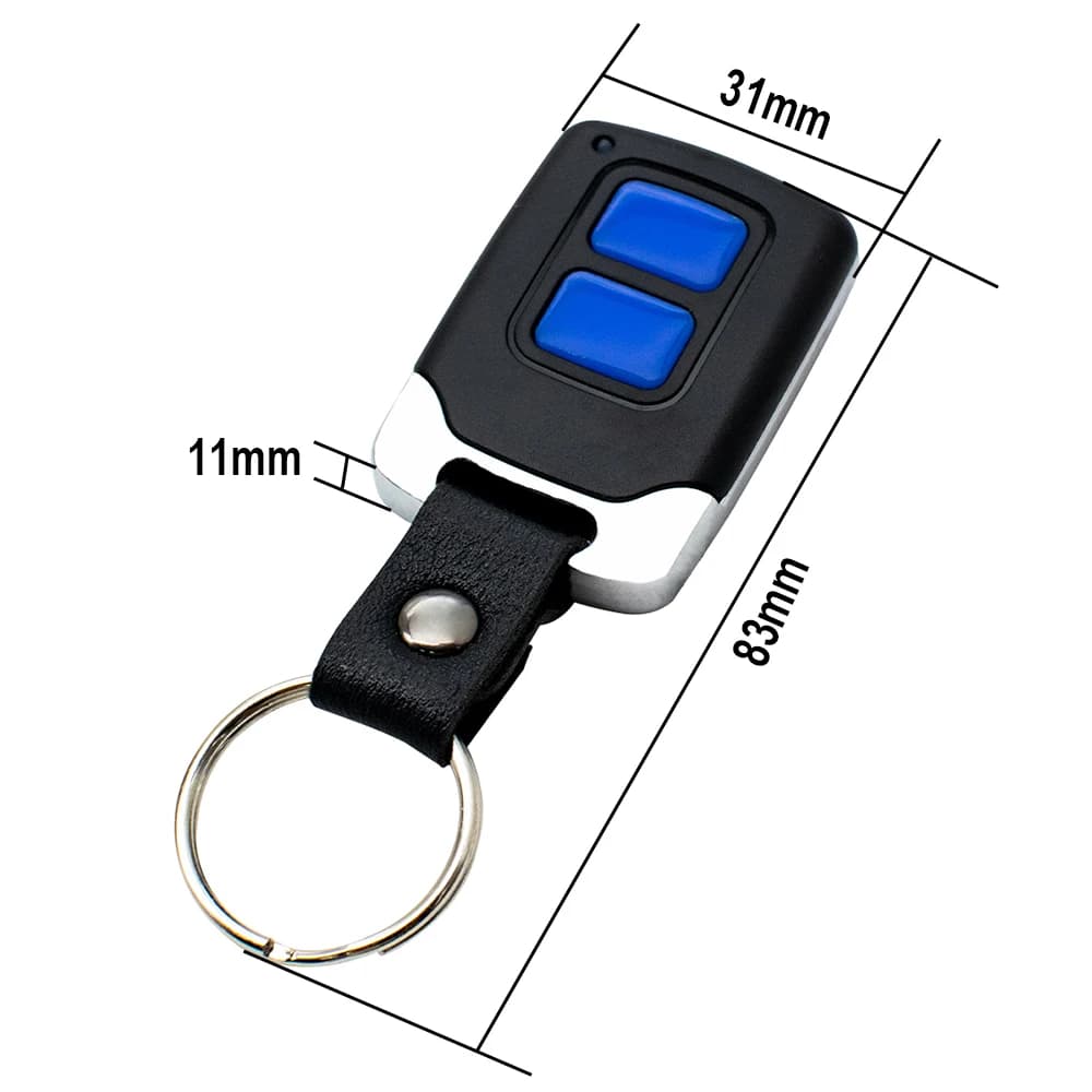 Télécommande pour PROTECO TX433/PTX433 405/PTX433 AZUL/TX3/HIT 433MHz Code fixe Porte de garage Transmetteur