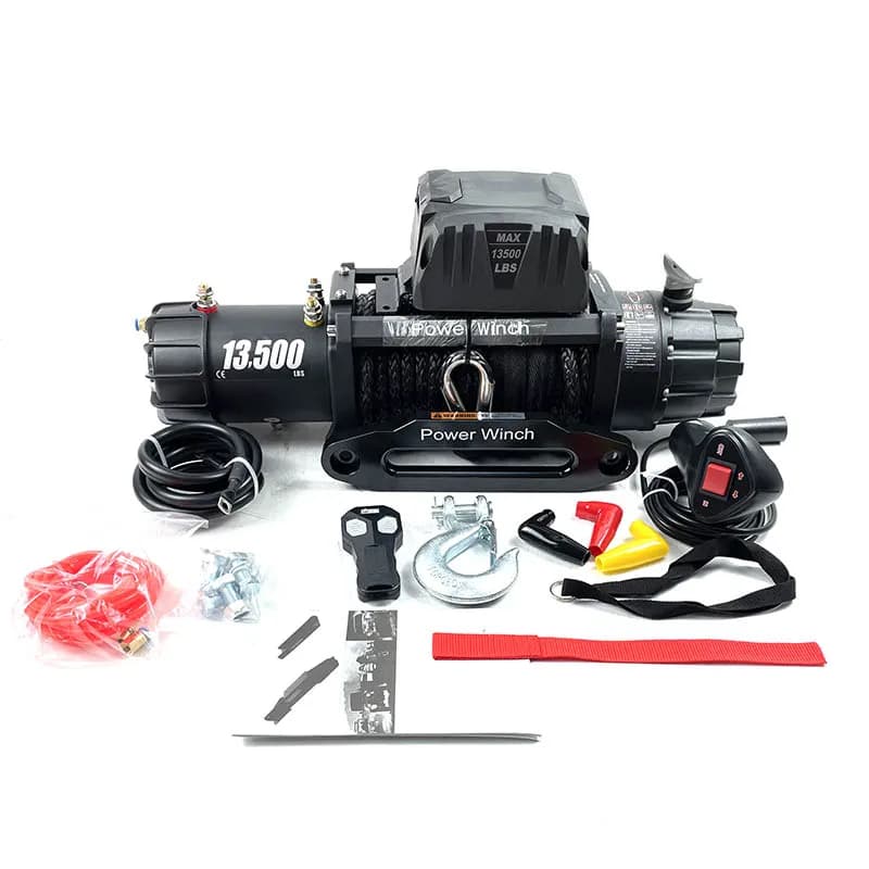 Treuil électrique Vevor 13000lb, treuil Jeep Wrangler, treuil 12v tout-terrain