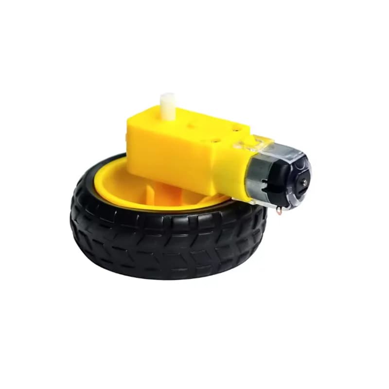 Moteur DC3V-6V à roue de 65 mm