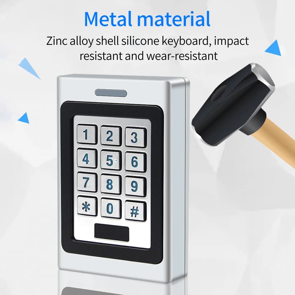 Clavier de contrôle d'accès en alliage de Zinc