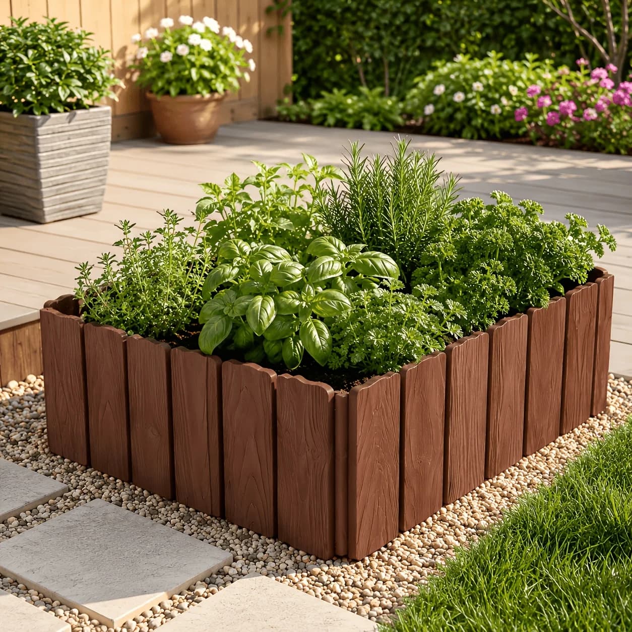 Clôture de jardin flexible et modulable 3/6 pièces, clôture de bordure de cour pliable, clôture décorative de paysage extérieur pour ornement