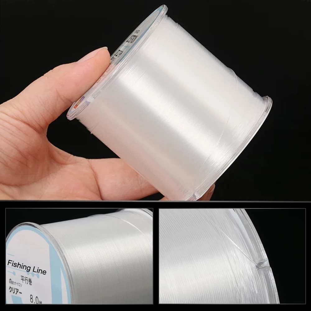 Mr.lurion – ligne de pêche en nylon monofilament durable, 500M, pour la pêche en mer/eau douce, diamètre de 0.10mm à 0.47mm, matériel de pêche japonais