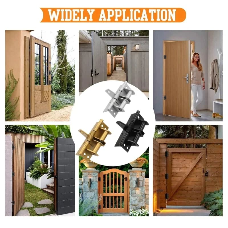 Nouveau ferme-porte automatique robuste 3 en 1