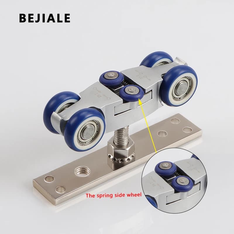 Porte pliante sans Rail inférieur