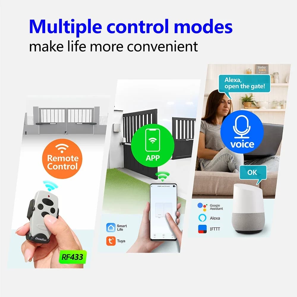 Ouvre-porte coulissante de Garage WiFi RF