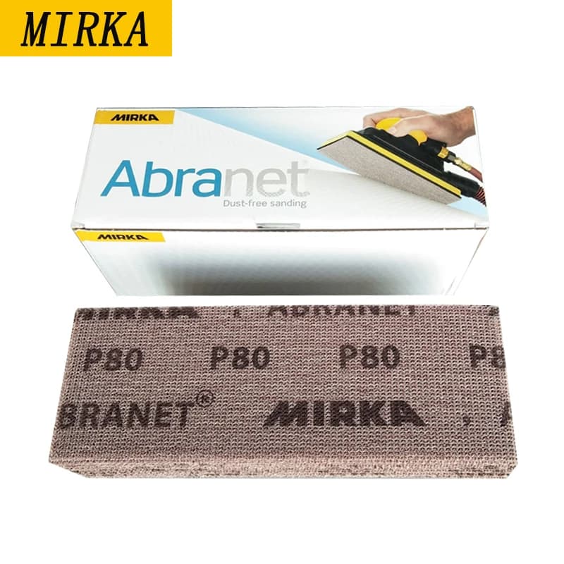 Finland Mirka-Broyeur à sec rectangulaire, papier de verre floqué, sable à mailles rabotées à la mai